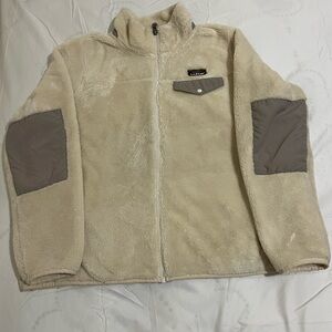 L.L. Bean Cream Fleece Jacket Women’s Size XL Petite